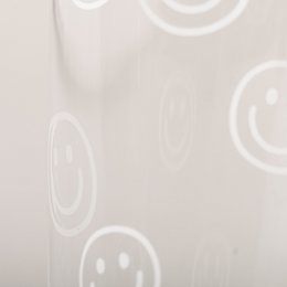 Trinkglas Smileys weiß (VE = 6 Stk)