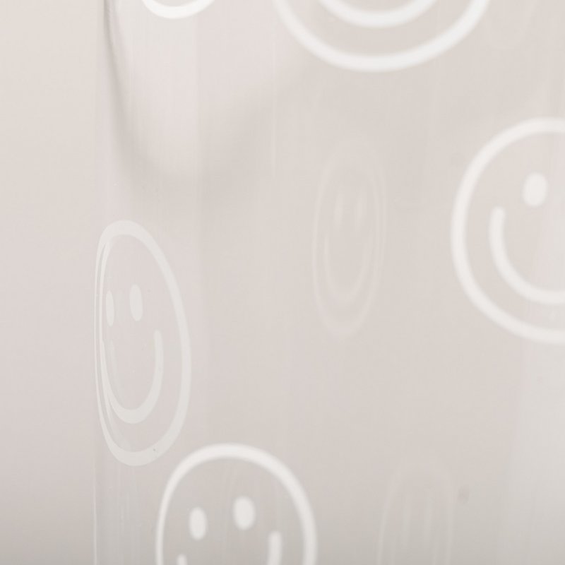 Trinkglas Smileys weiß (VE = 6 Stk)