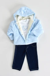 Hearts Thermal 3 Pieces Baby Set 905