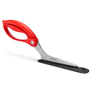 Pizza scissors SCIZZA, cut and serve, red