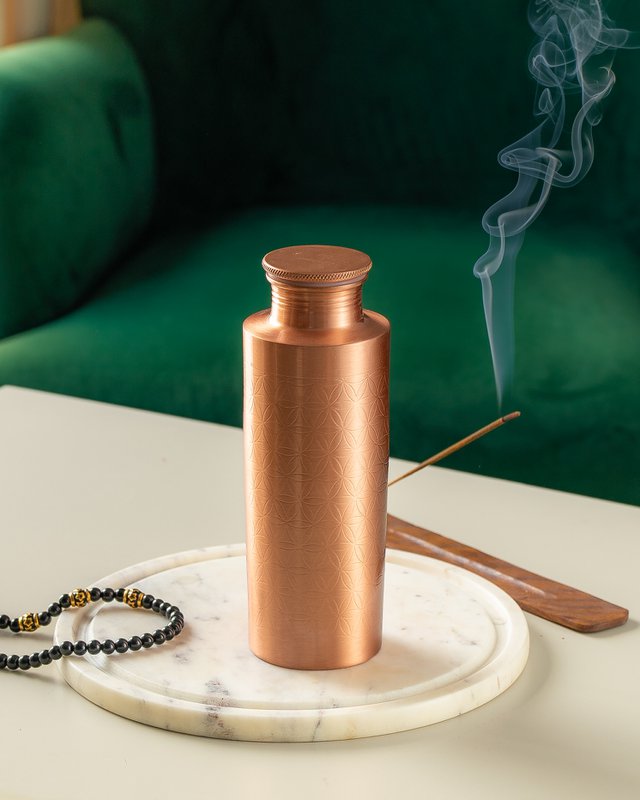 FLOWER OF LIFE COPPER BOTTLE 700 ML