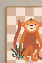 Plakat børneværelse - Monkey Don