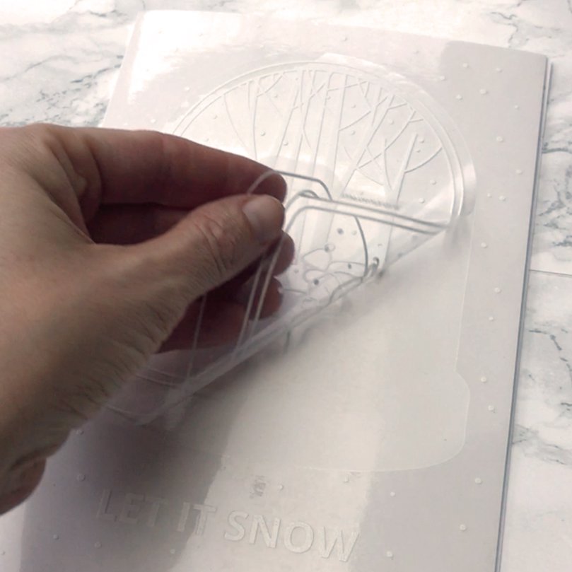 Winter Dear - Raamsticker