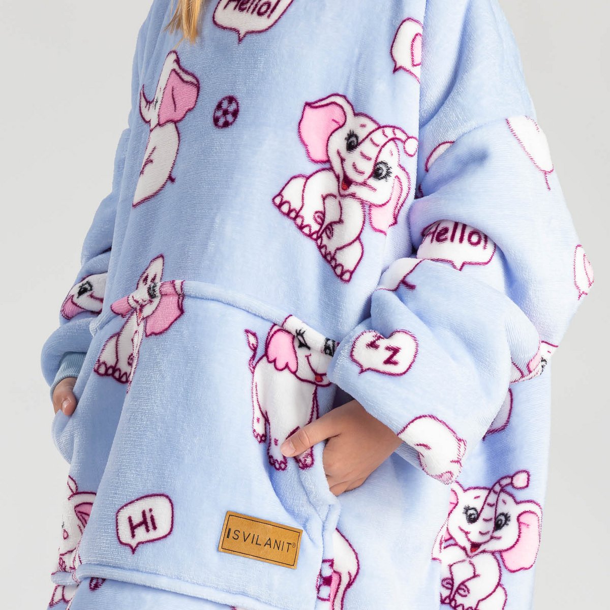 Vitapur - Kids hoodie/blanket - Elephant