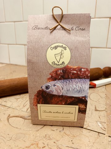 Cuggilelle Saravelli met gedroogde tomaten en ansjovis