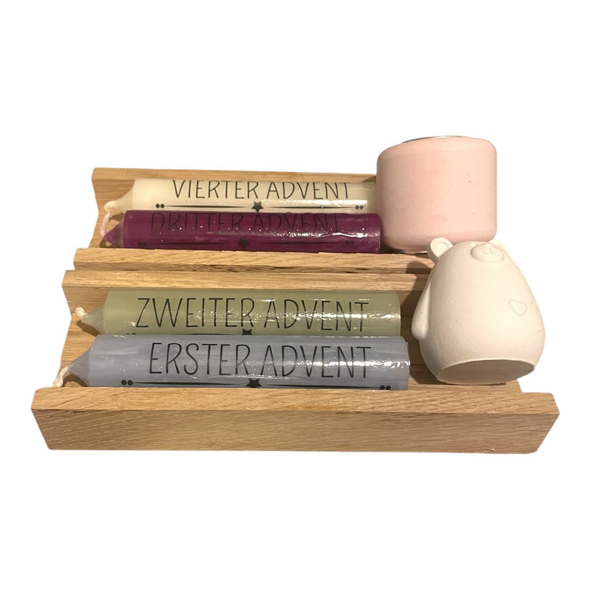 Embracing Christmas: Advent-Candles Set