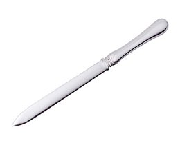 EDZARD Brieföffner Briefmesser Faden, edel versilbert, Länge 19 cm