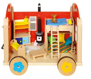 Doll construction truck