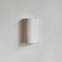 Keramikwandlampe - weiß / unten -Beleuchtung