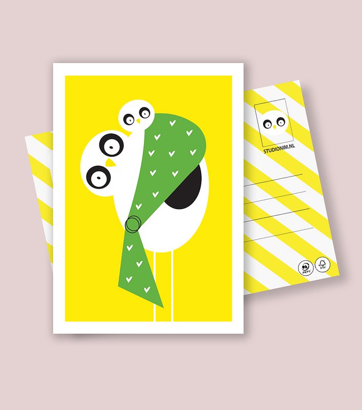 OWL | FSC® postcards | Dutch Design
