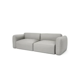 3-Seater Sofa Bed NORREBRO - Silver