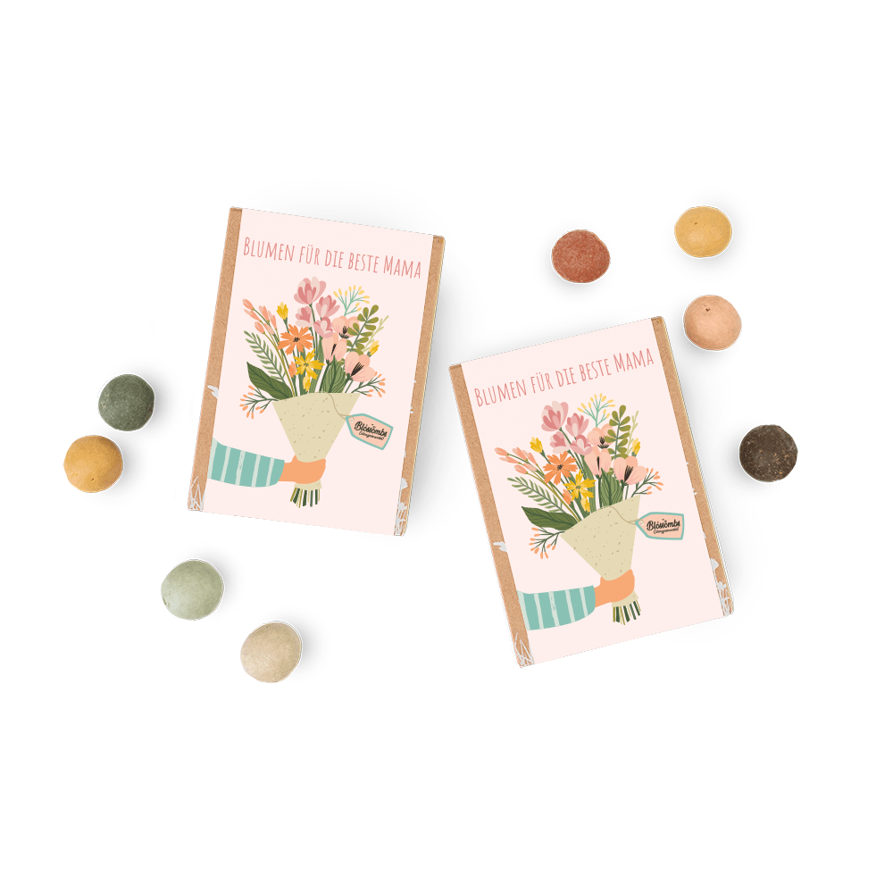 Geschenkbox Mini - Mama - Strauß