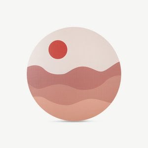 Sunset Wall Art, Brown Medium