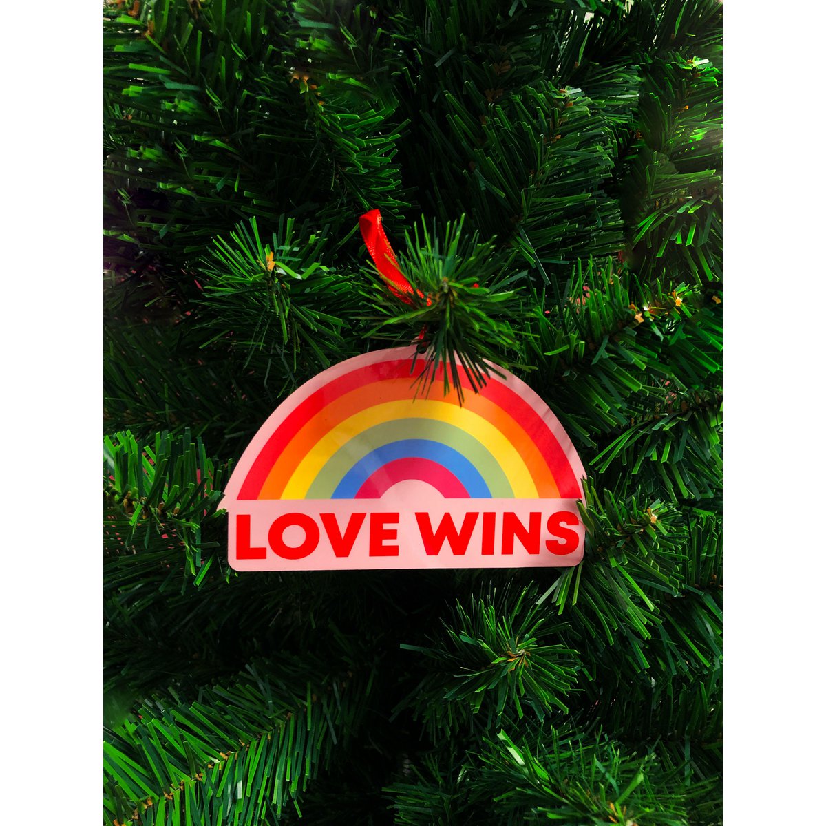 Love Wins Christmas Ornaments