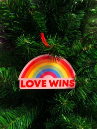 Love Wins Christmas Ornaments