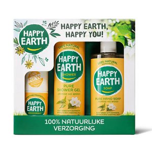 Giftset Jasmine Ho Wood Deo, shower gel, hand soap