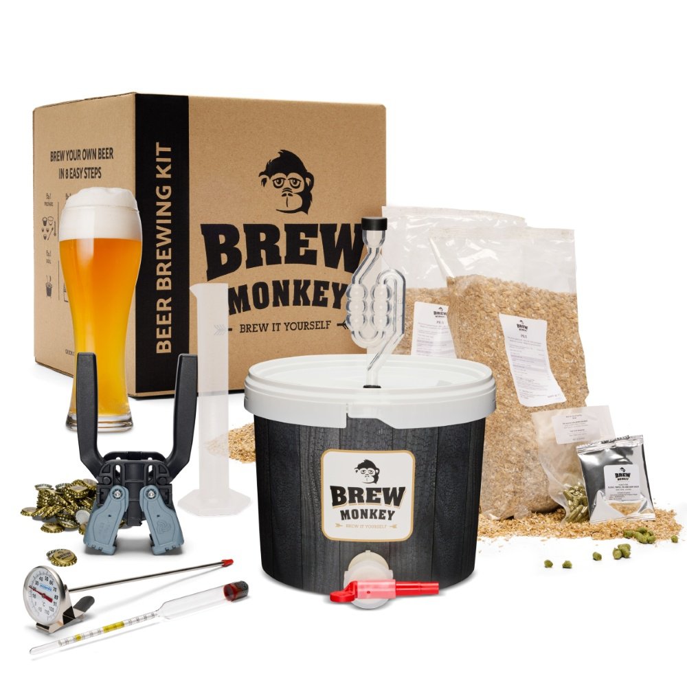 Kit de elaboración de cerveza Brew Monkey - Weizen completo
