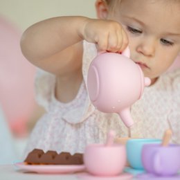 Dinette, service à Thé en Silicone 