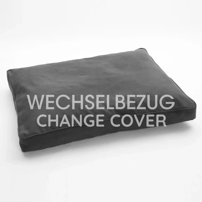 Wechselbezug Hundekissen Alcanterra anthrazit grau
