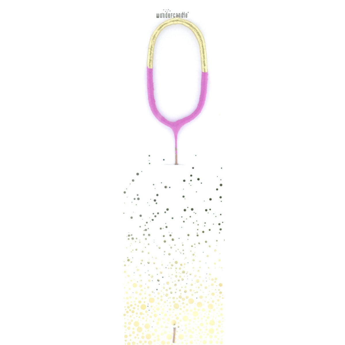0 Bicolor 2-farbig gold pink Wondercandle® classic