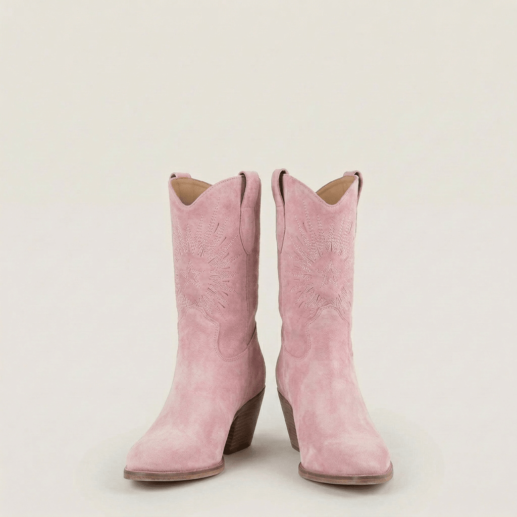 Rio Pink Texan ankelstøvler