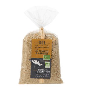 PGI Guérande salt with fennel and organic citrus fruits - 250 g bag