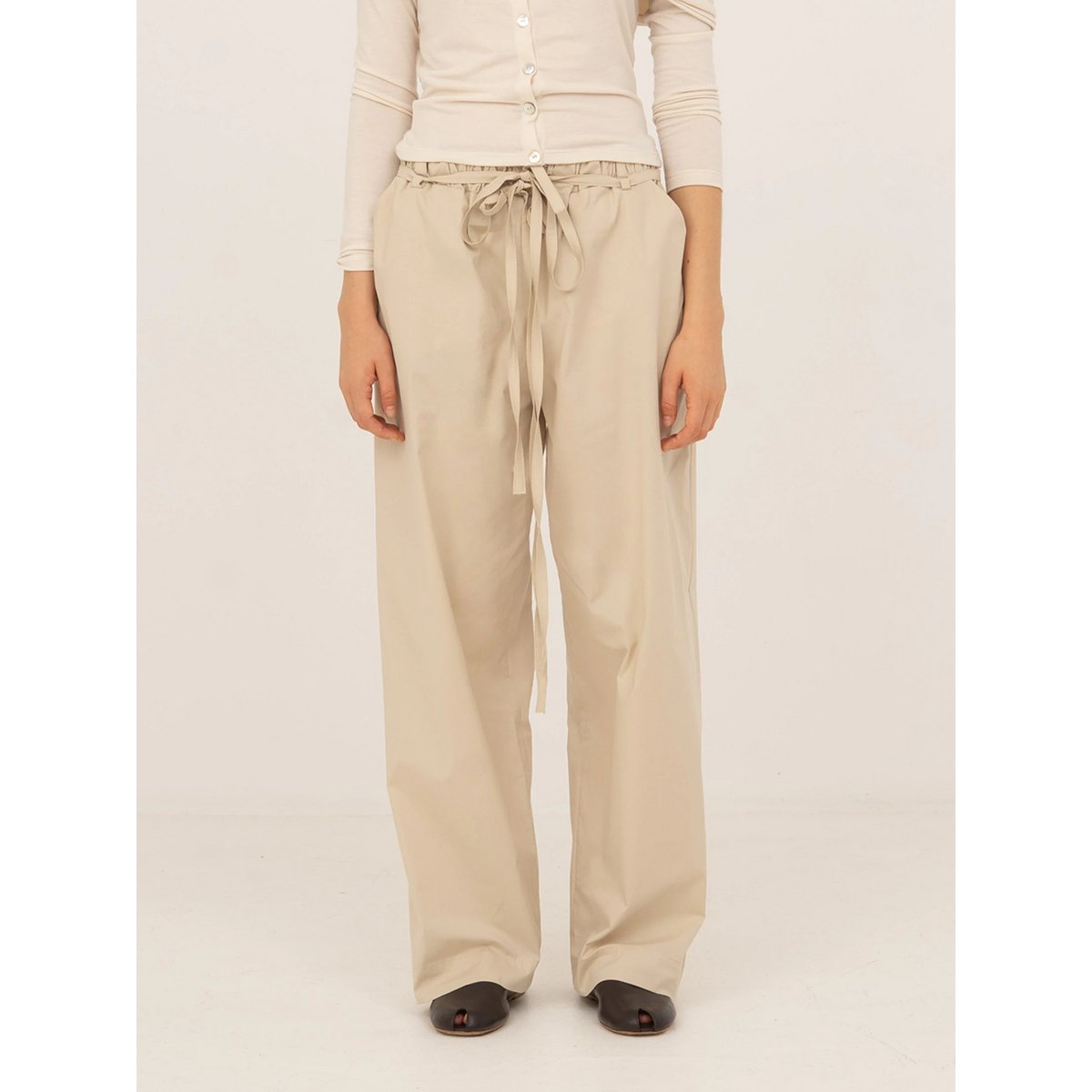 Sappy Beige Pants