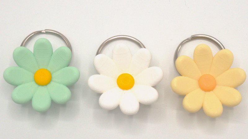 Schlüsselanhänger Daisy mint