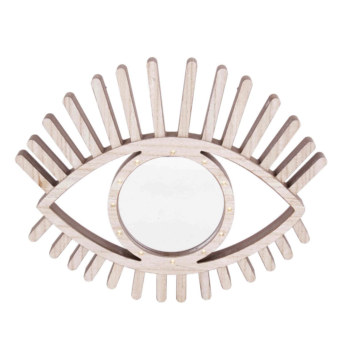 WOOD SUN MIRROR LIGHT HF