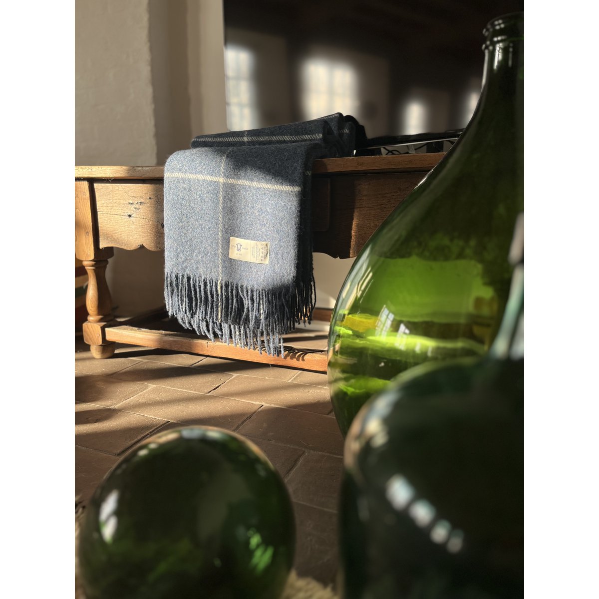 Square Plaids - 100% Virgin NZ Wolle - extra weich
