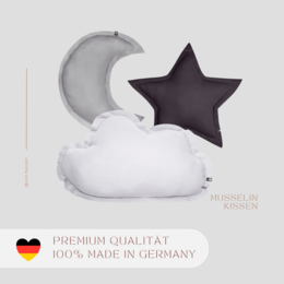 Musselin Kissen "Wolke"