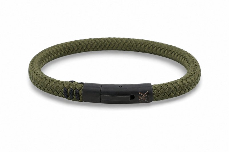 Seilarmband 6mm - Ruyter-Kollektion | Ausgabe schwarz