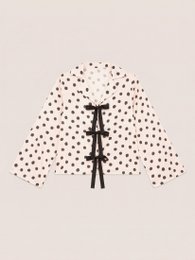 Chemise de pyjama à pois Noctis