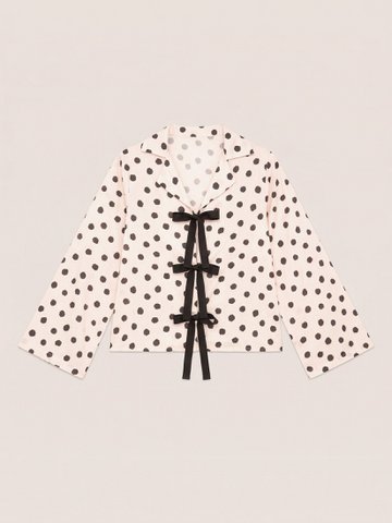 Noctis Polka Dot Pyjama Shirt