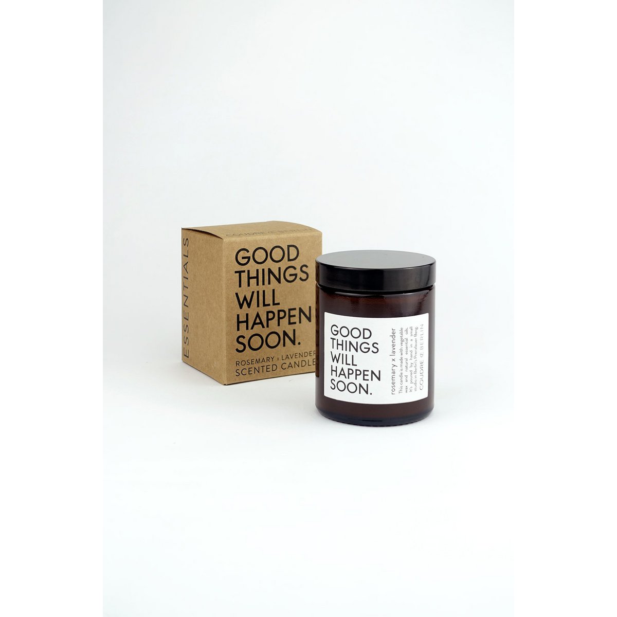 Good things ... Candle rosemary x lavender / ESSENTIALS scented candle