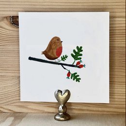 Karte Robin auf Ast