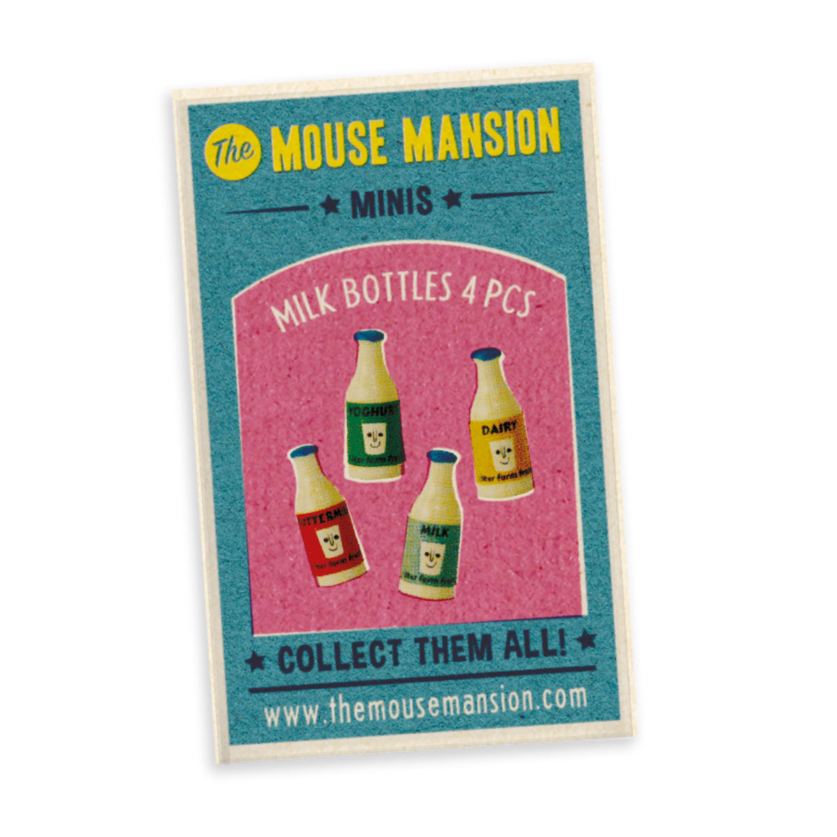 Minis - Milk Bottles (Scale 1:12) - The Mouse House