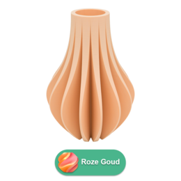 Wazon Aventa 3D - Wazon wydrukowany w 3D - Zrównoważony PLA - Nadaje się do sztucznych kwiatów