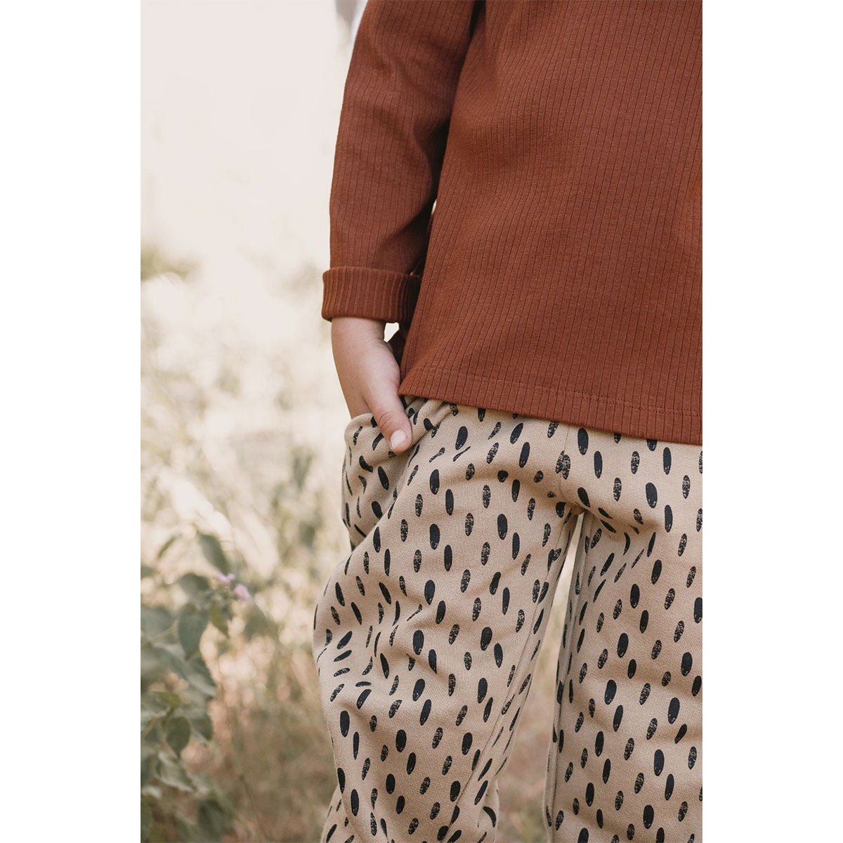 Jabari Broek Kinderen Steentjes Beige