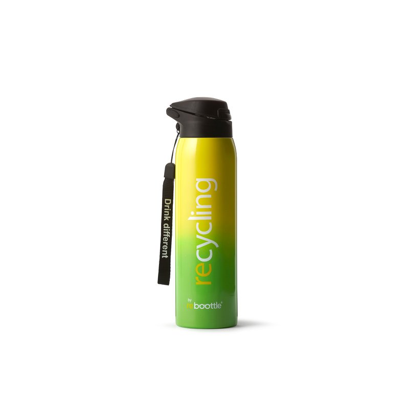 Flasche • Thermo RCL Green Neon & Gelb - nachhaltige Trinkflasche