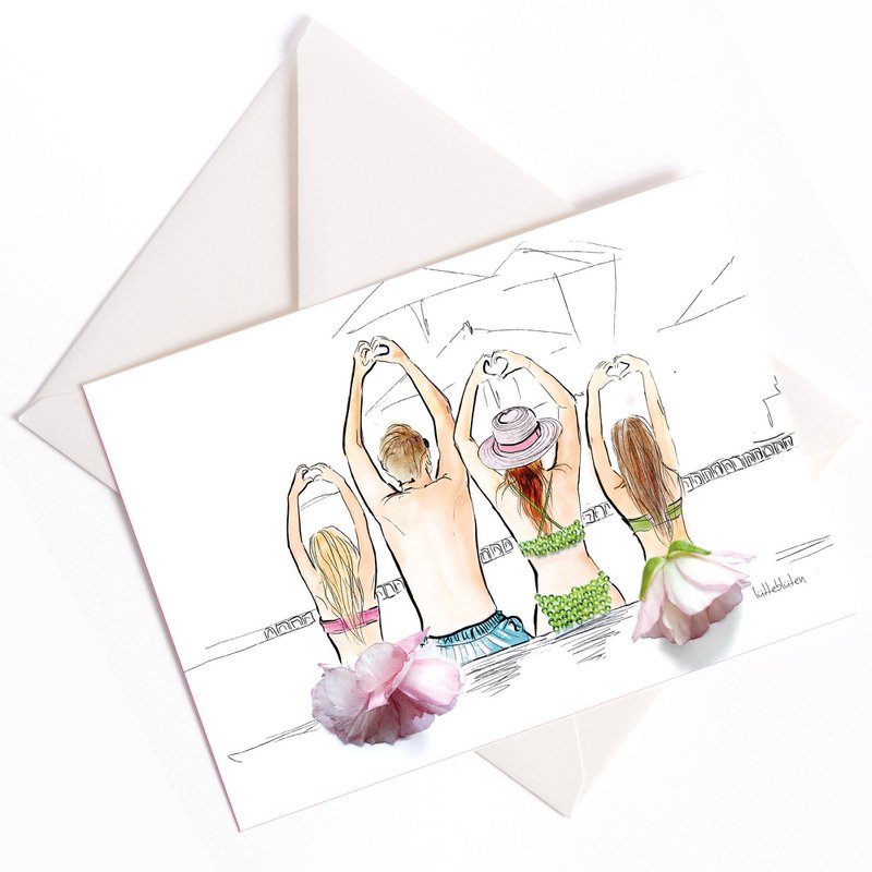 Card with envelope | Family time