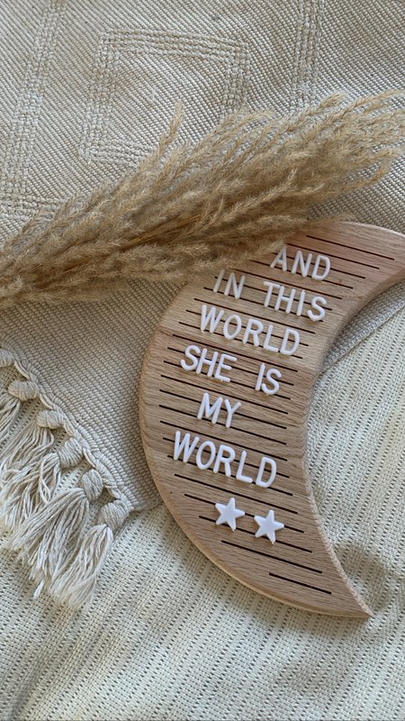 Rosini Moon Letter Board - incl. 346 symbols