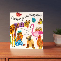 Chimpanser i Dungarees