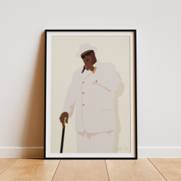 Poster "Notorious BIG" - A4 & 30x40cm - Art print