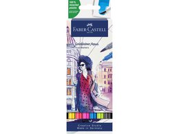 Markery akwarelowe Duo FC Goldfaber etui 6 szt. numery kolorów: 107, 122, 128, 449,