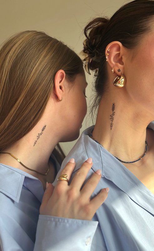 Sioou tijdelijke tattoo - De Boheemse pijl x5
