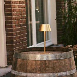 Milou Gold Rechargeable Table Lamp