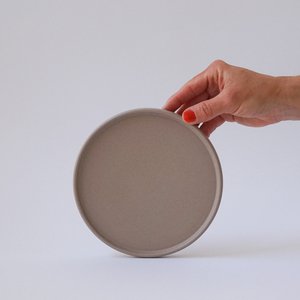 Plate/lid 16 cm - nordic greige
