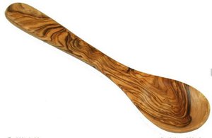 Tablespoon of olive wood approx. 22 cm
