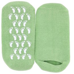 Nawilżające SPA Green Socks - Żel z jojobą i oliwą z oliwek, witaminą E i lawendą - przeciw suchym i popękanym stopom, przywraca stopom miękkość i sprężystość